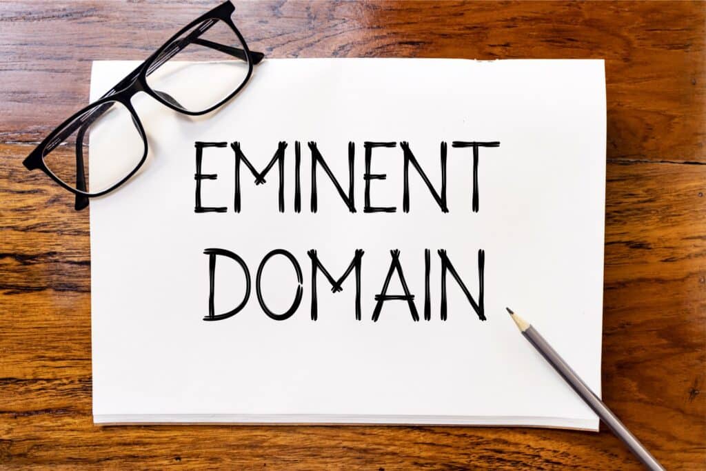 Visual representation of eminent domain | Sewell Sewell Beard LLC